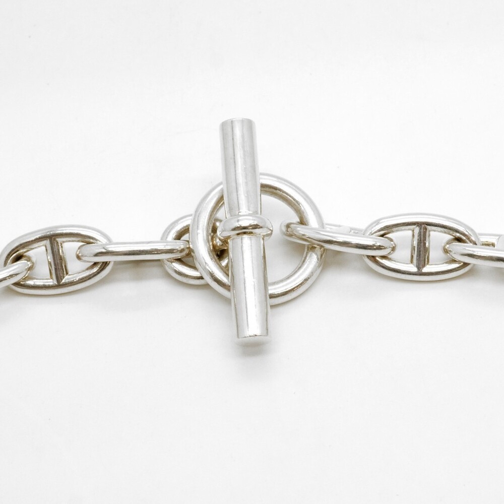 Hermes Hermès Chaine d'Ancre Necklace, GM, 29 Links, Silver 925, Men's/Women's - Picture 4 of 8